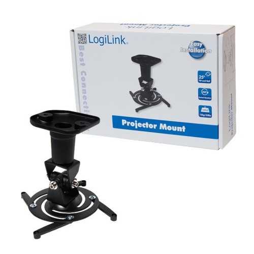 Uchwyt sufitowy LogiLink BP0002 do projektora czarny-2492862