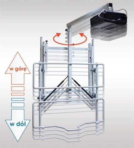 Uchwyt ścienny uVIS-RW100 do tablic – projektor short throw-2509833