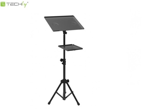 Stolik prezentacyjny Techly pod projektor/notebook/mikser, z półką czarny-2513889