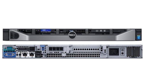 Serwer Dell PowerEdge R230 E3-1230v6/8GB/2x1TB/H330/WS2019Ess/3Y NBD-2580896