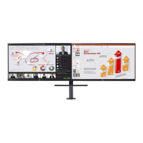 Monitor LG 27" 27QP88DP-BS QHD Ergo Dual HDMI 2xDP VGA DVI-D USB-C-4512680
