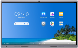 Monitor interaktywny HIKVISION 65"DS-D5B65RB/FP Android 14 EDLA z kamerą i mikrofonami