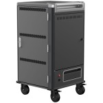 Mobilna stacja ładująca na 30 laptopów 15,6” Ewent EW1700 – szafa do ładowania tabletów z zamkiem i kółkami