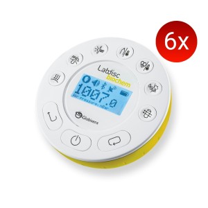 Zestaw cyfrowy uczeń Labdisc BioChem 6 sztuk