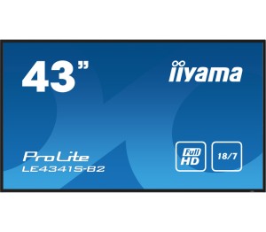 Monitor iiyama ProLite LE4341S-B2 43" IPS LED, FHD, 18/7 Digital Signage