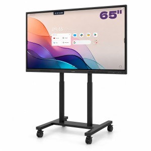 Zestaw monitor interaktywny INNEX EU65 Lite 65″ 4K Android 16 EDLA + podstawa mobilna elektryczna Neomounts FL55-875BL1