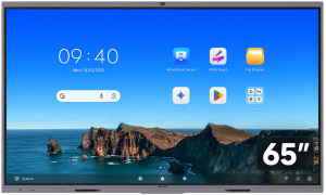 Monitor interaktywny Hikvision DS-D5A65RB/B3 65″ 4K Android 16 EDLA z kamerą i mikrofonami
