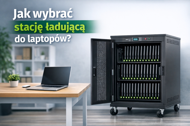 Jak wybrać stację ładującą do laptopów? Praktyczny poradnik dla szkół i firm (2026)