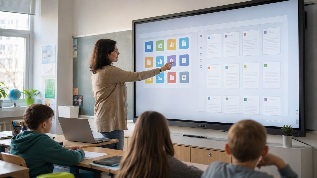 Monitor interaktywny z EDLA