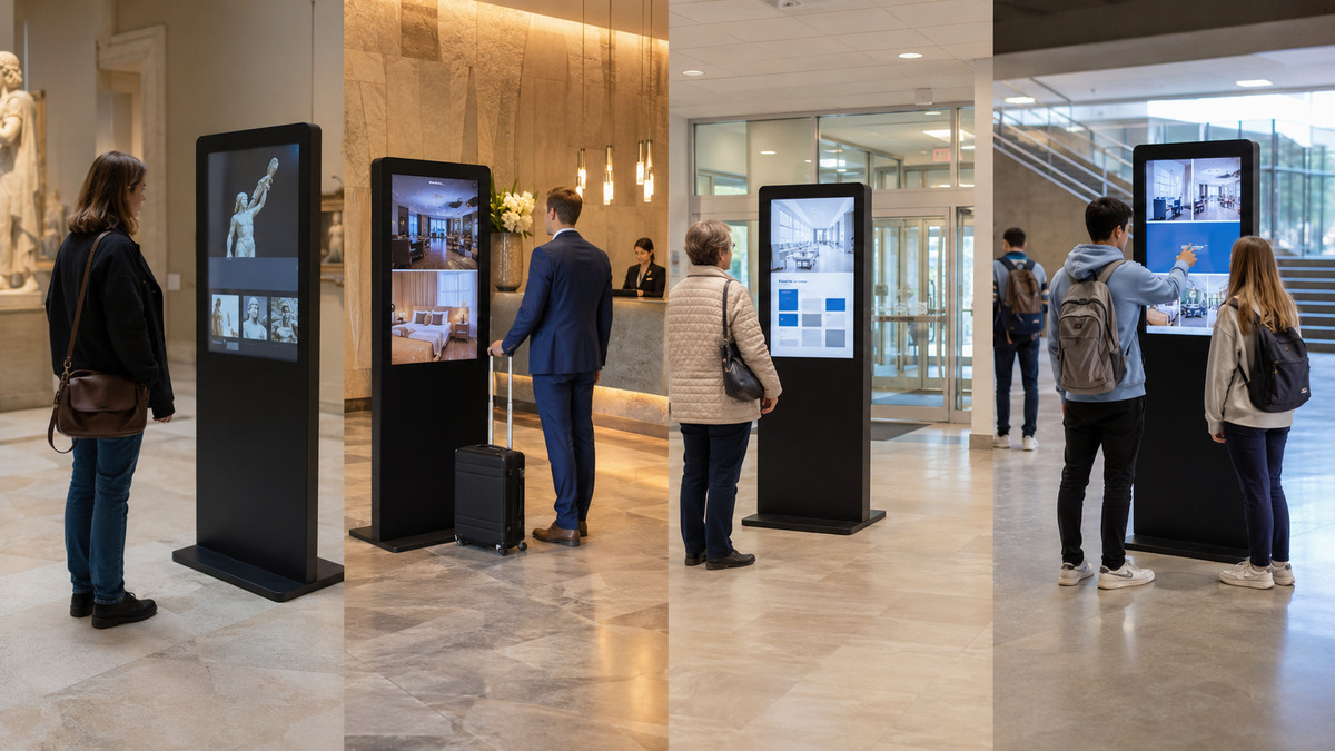 Kiosk informacyjny do muzeum, hotelu, urzędu i szkoły – zastosowania